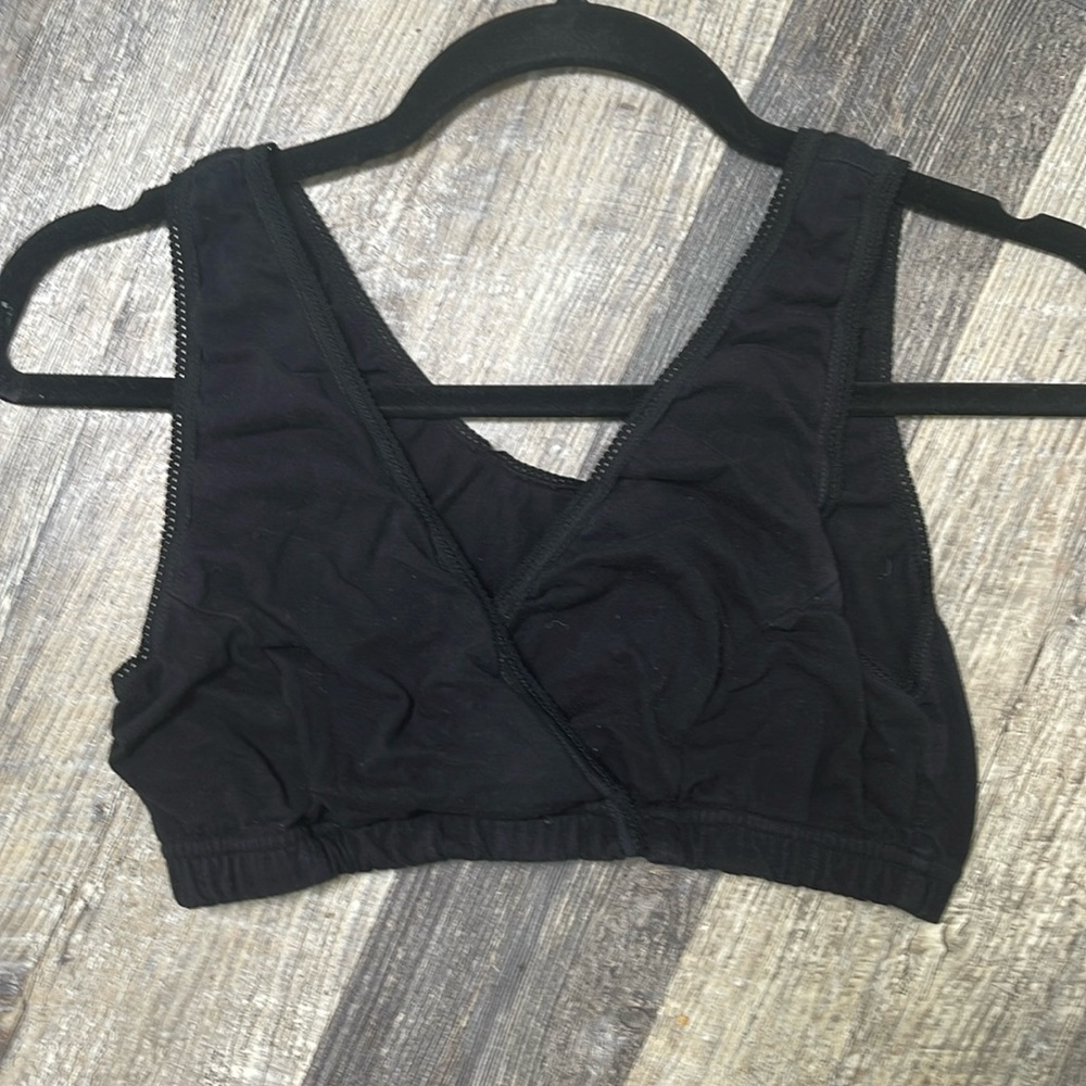 Black comfy nursing bra. Small. So cute and soft